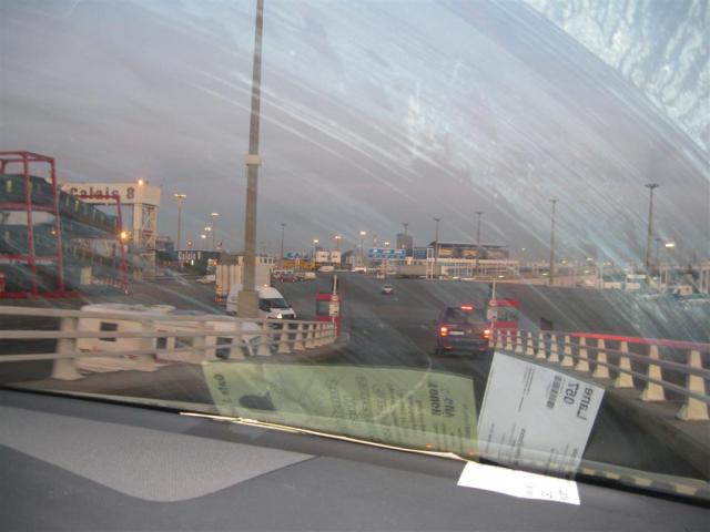 Calais - Rechtsverkehr - Rückfahrt